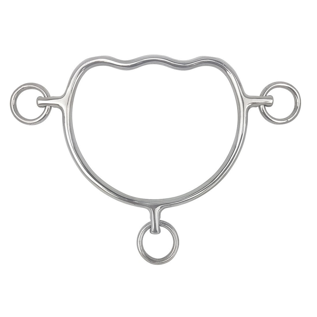 Zilco Wave Mouth Anti-Rearing Bit S/Steel Cob