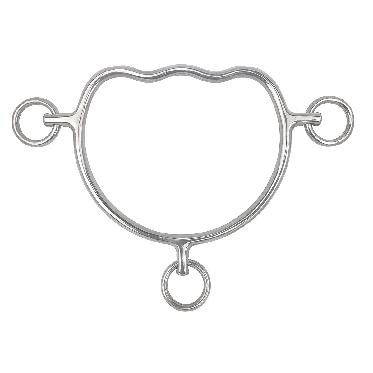 Zilco Wave Mouth Anti-Rearing Bit S/Steel Cob
