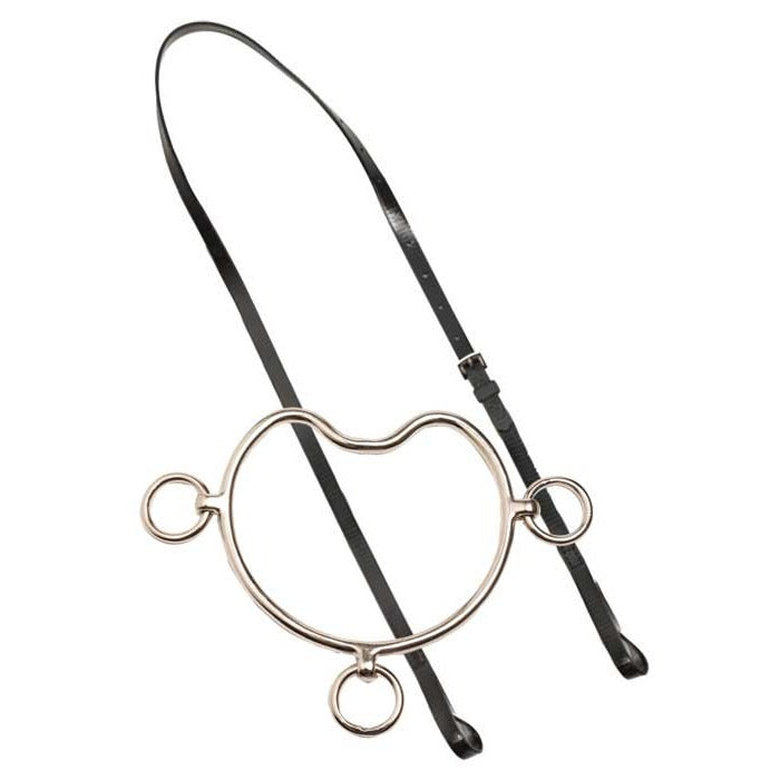 Zilco Anti-Rearing Bit &amp; Strap Nickel Plate