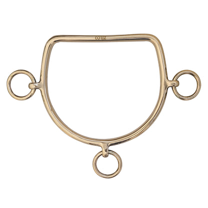 Zilco Straight Brass Chifney Cob
