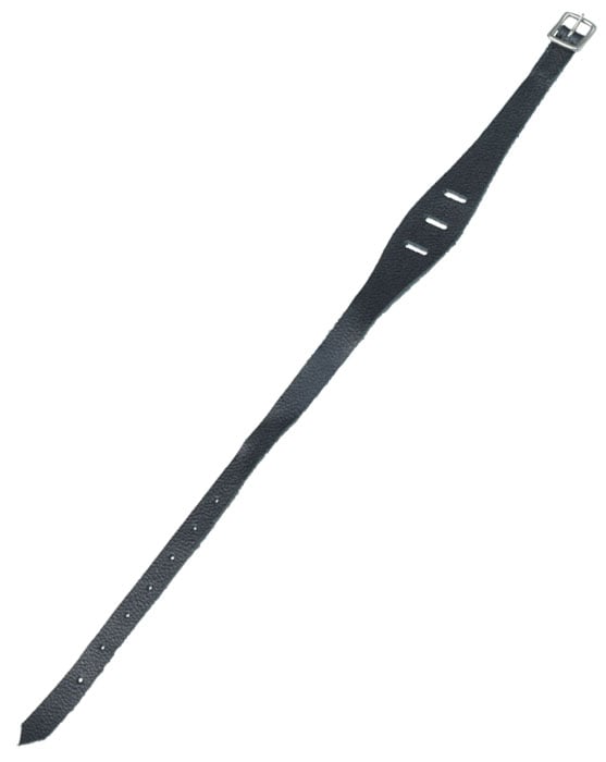 Zilco Leather Tongue Tie Black