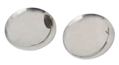 Zilco Plain Bridle Rosettes