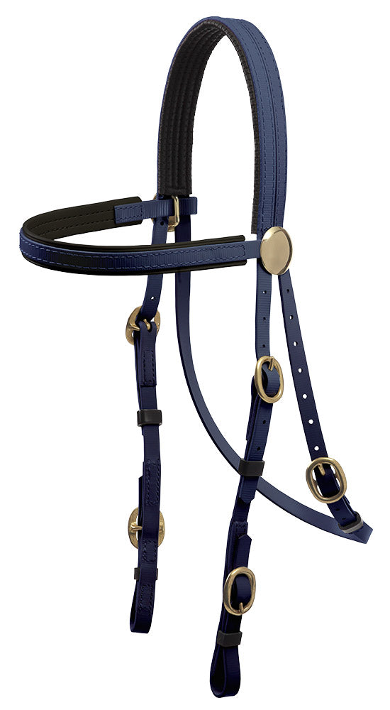 Zilco Brass Buckle Race Bridle