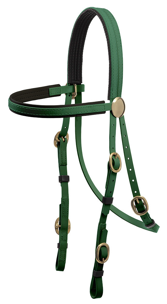 Zilco Brass Buckle Race Bridle