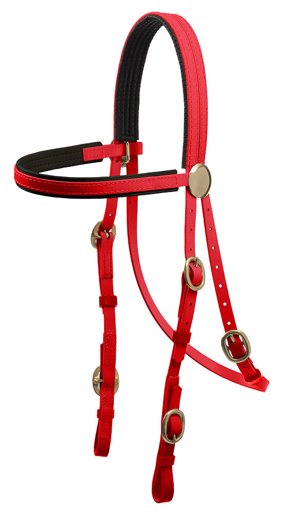 Zilco Brass Buckle Race Bridle
