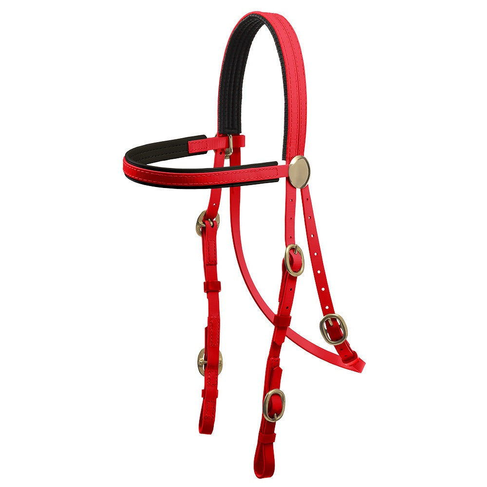 Zilco Brass Buckle Race Bridle - 5