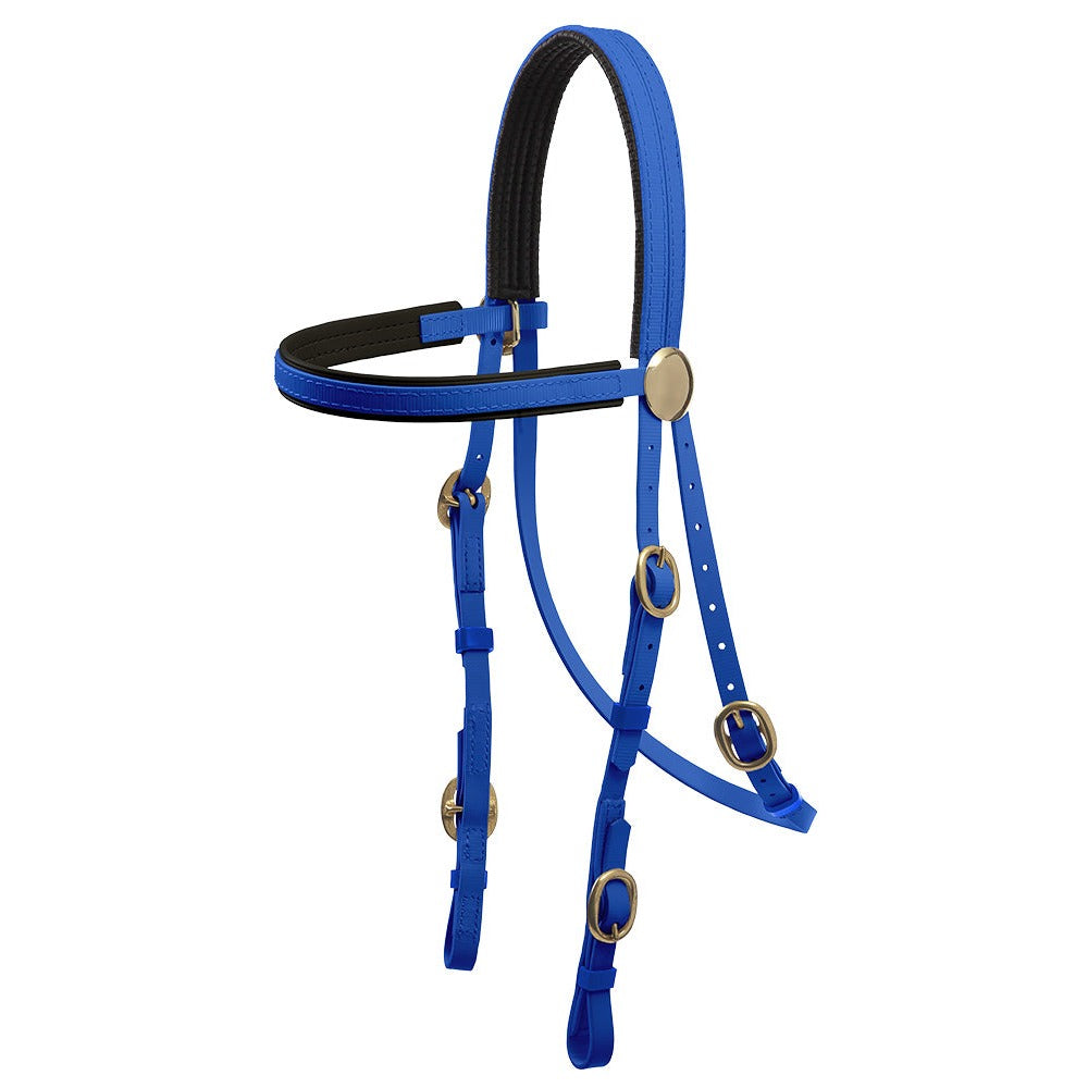 Zilco Brass Buckle Race Bridle - 7