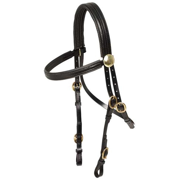 Zilco Brass Buckle Race Bridle