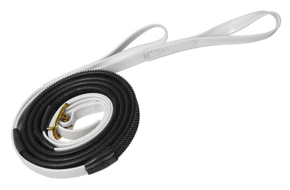 Zilco Race &amp; Exercise Reins 16mm / Brass Buckle / White