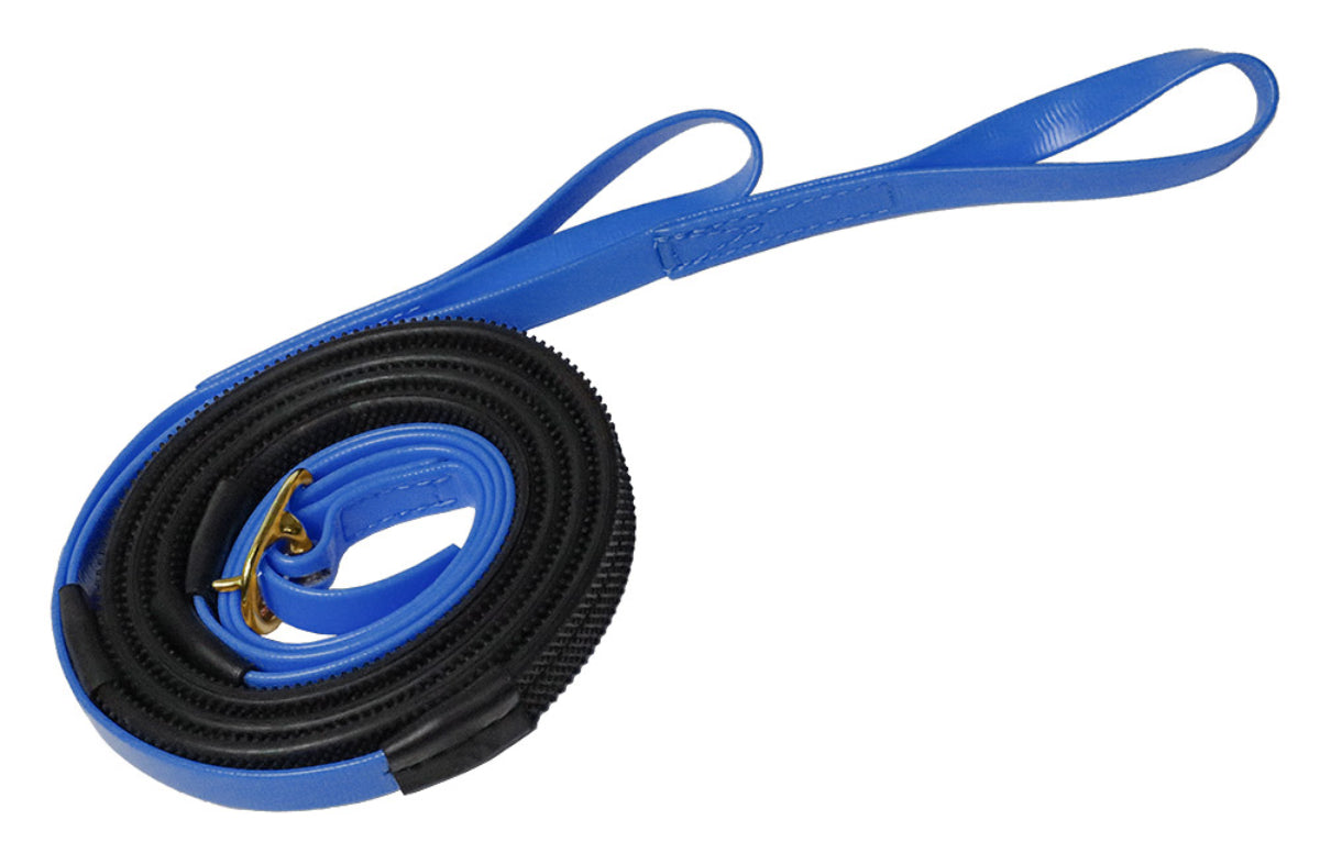 Zilco Race &amp; Exercise Reins 16mm / Brass Buckle / Royal Blue