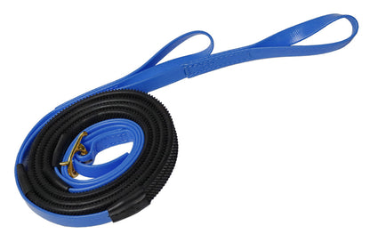 Zilco Race &amp; Exercise Reins 16mm / Brass Buckle / Royal Blue