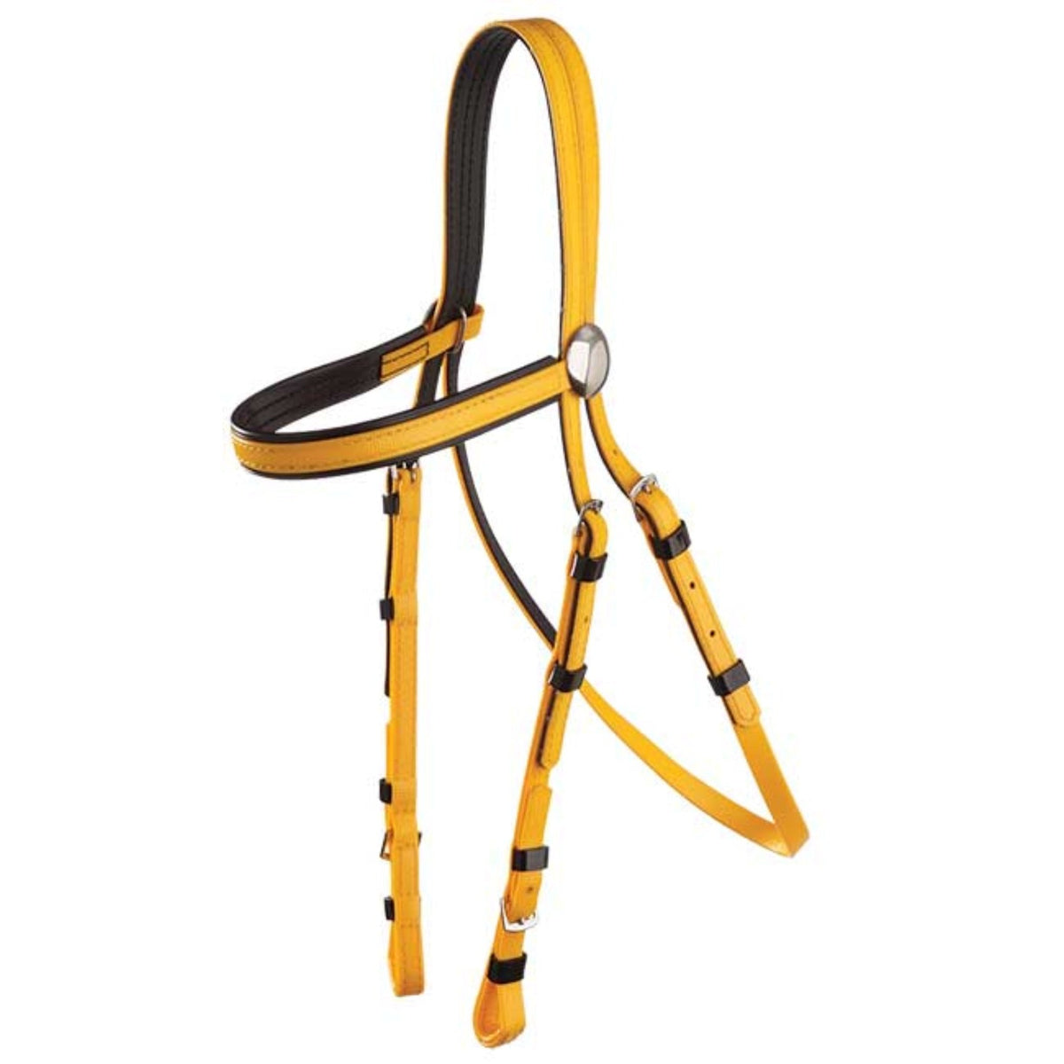 Zilco Race Bridle Black Trim / Yellow