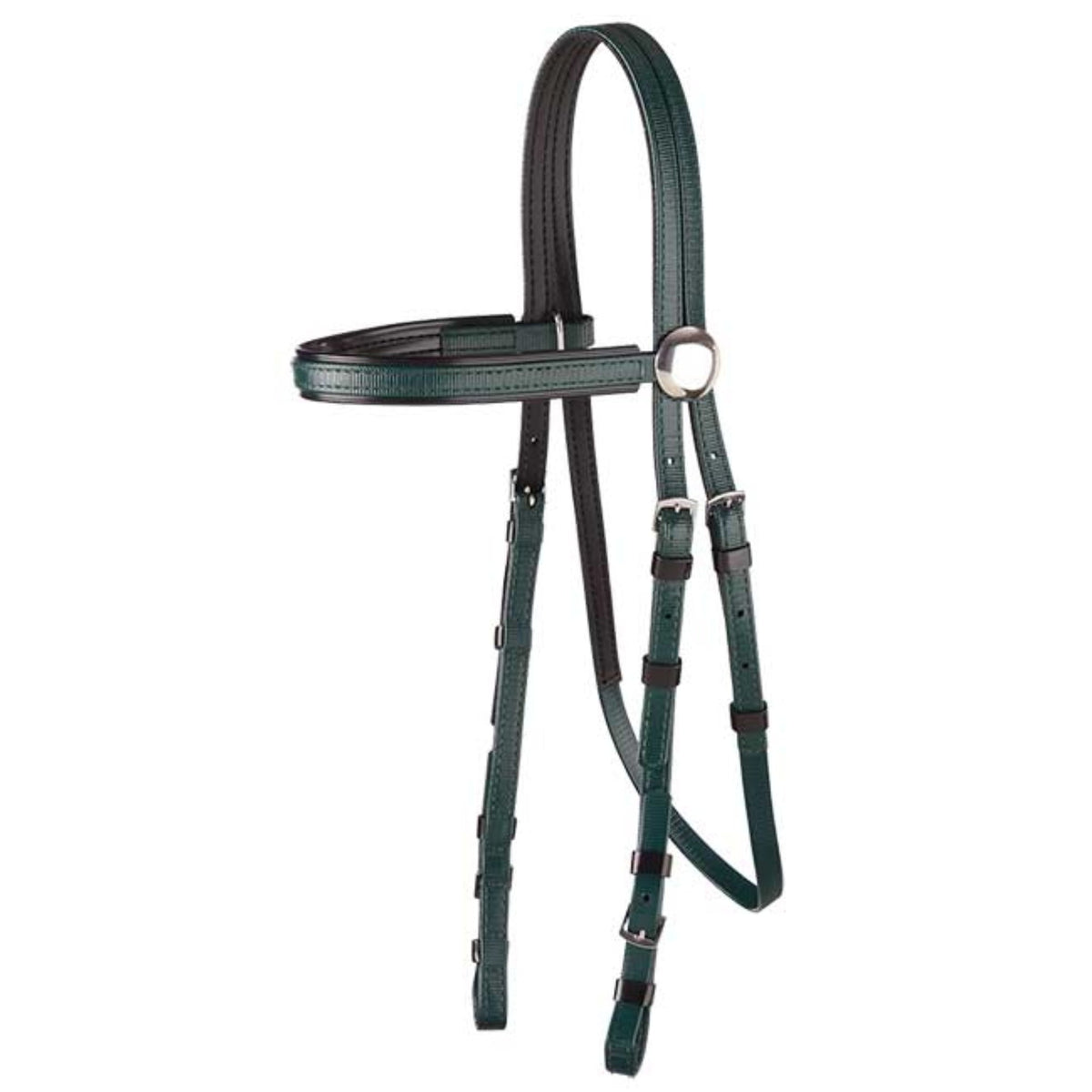 Zilco Race Bridle Black Trim / Dark Green