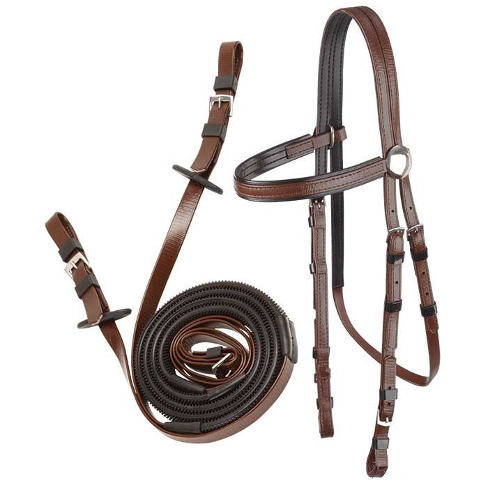Zilco Race Bridle &amp; Buckle Reins - 3