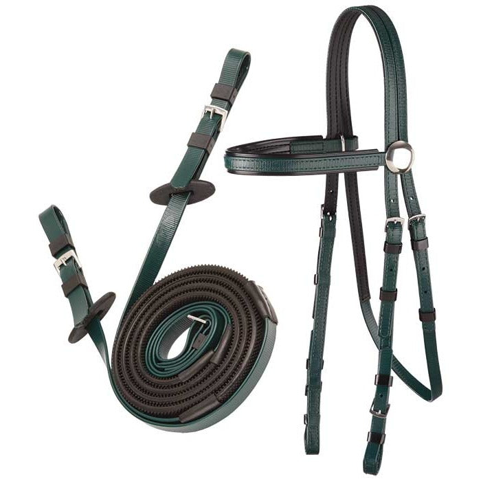 Zilco Race Bridle &amp; Buckle Reins - 5