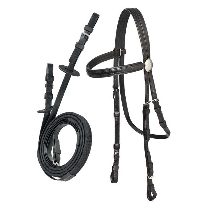 Zilco Race Bridle &amp; Buckle Reins