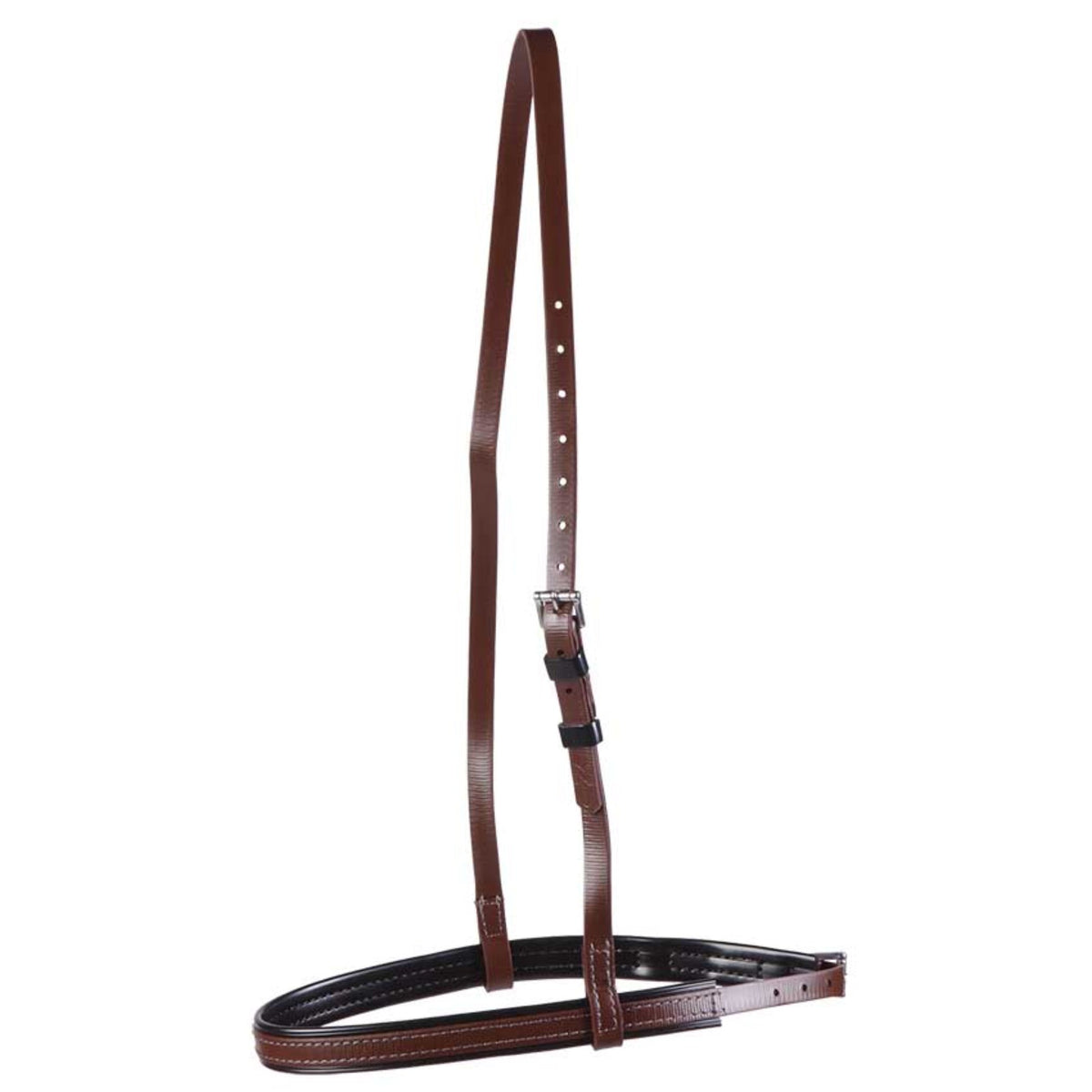 Zilco Race Cavesson Noseband Brown (Black Trim)