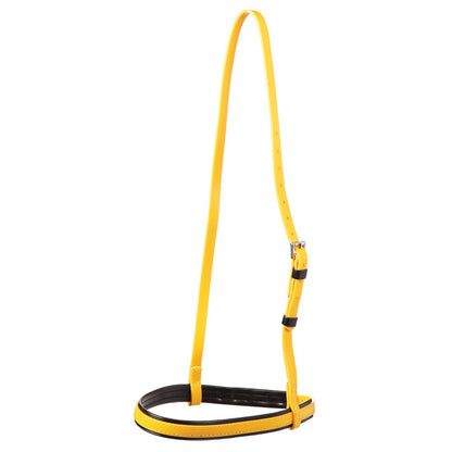 Zilco Race Cavesson Noseband Yellow (Black Trim)
