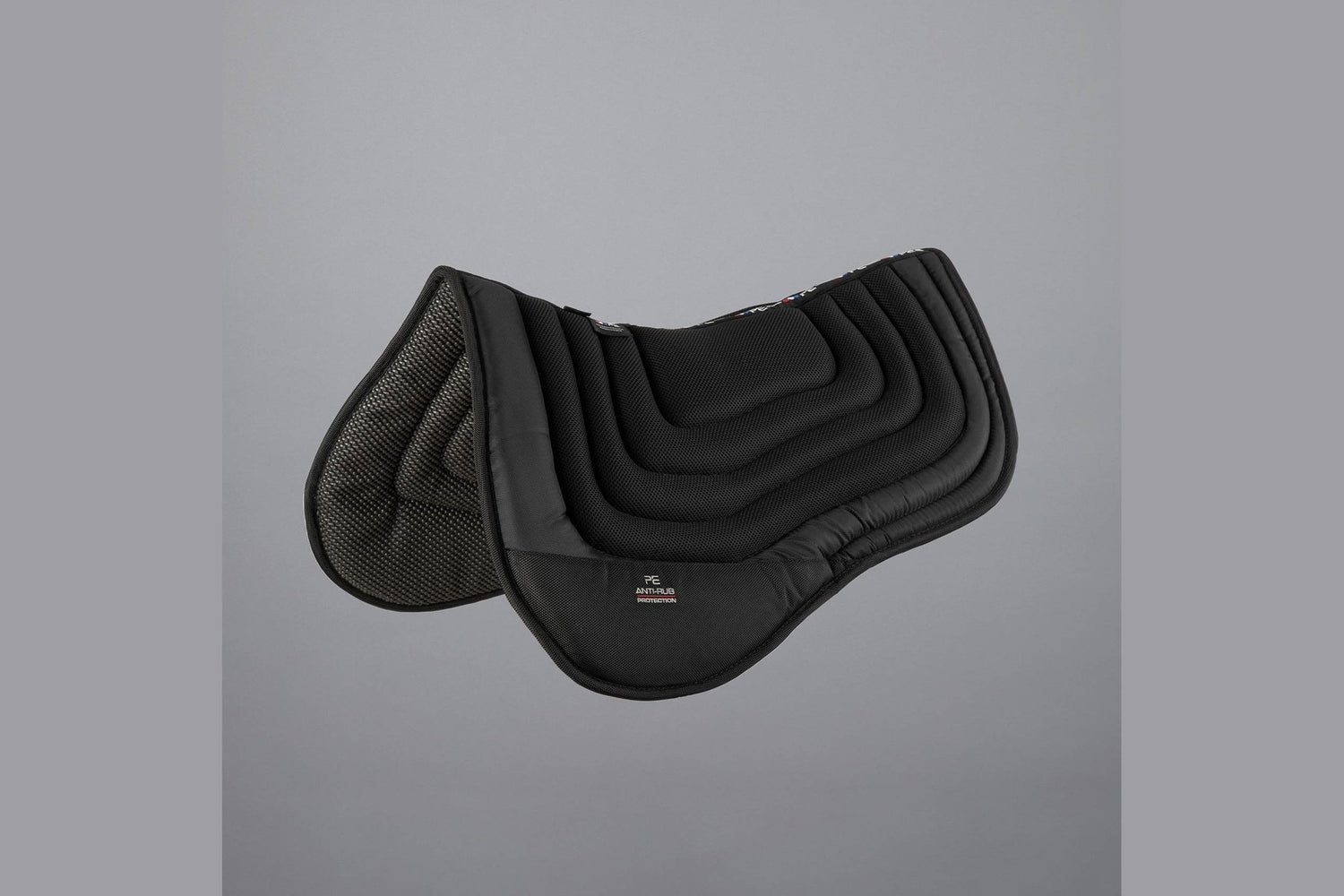 Description:Anti-Slip Airflow Shockproof Racing/ Training Saddle Pad_Colour:Black_Position:1