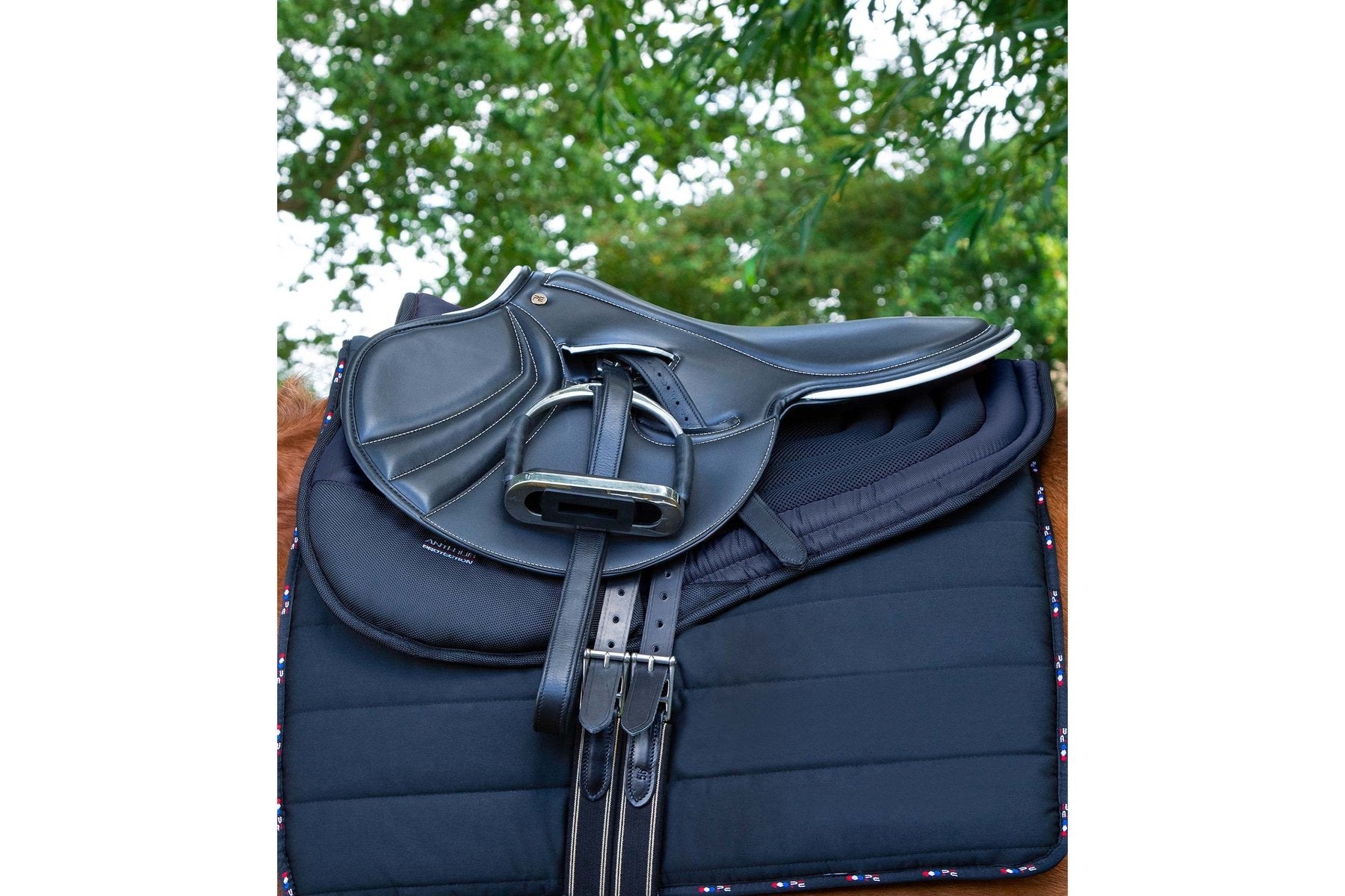 Premier Equine Anti-Slip Airflow Shockproof Racing/ Training Saddle Pad