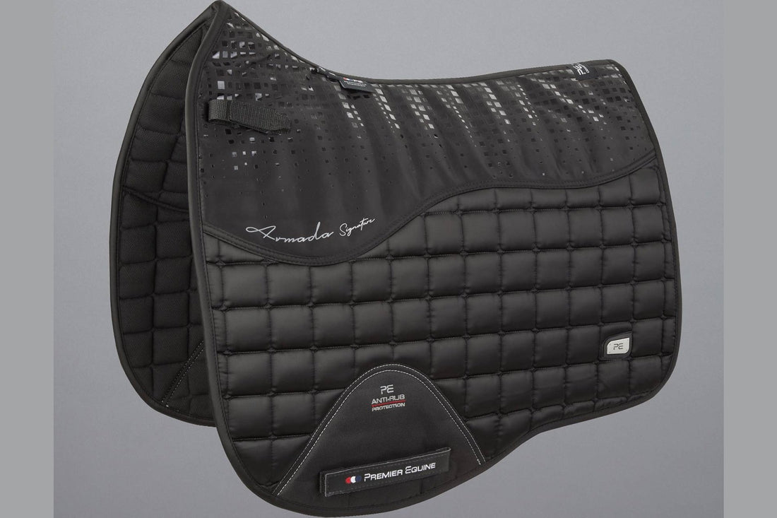 Description:Armada Close Contact Dressage Square_Colour:Black_Position:1