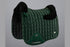 Description:Atlantis CC Satin Wool Dressage Square_Colour:Olive / Black Wool_Position:1