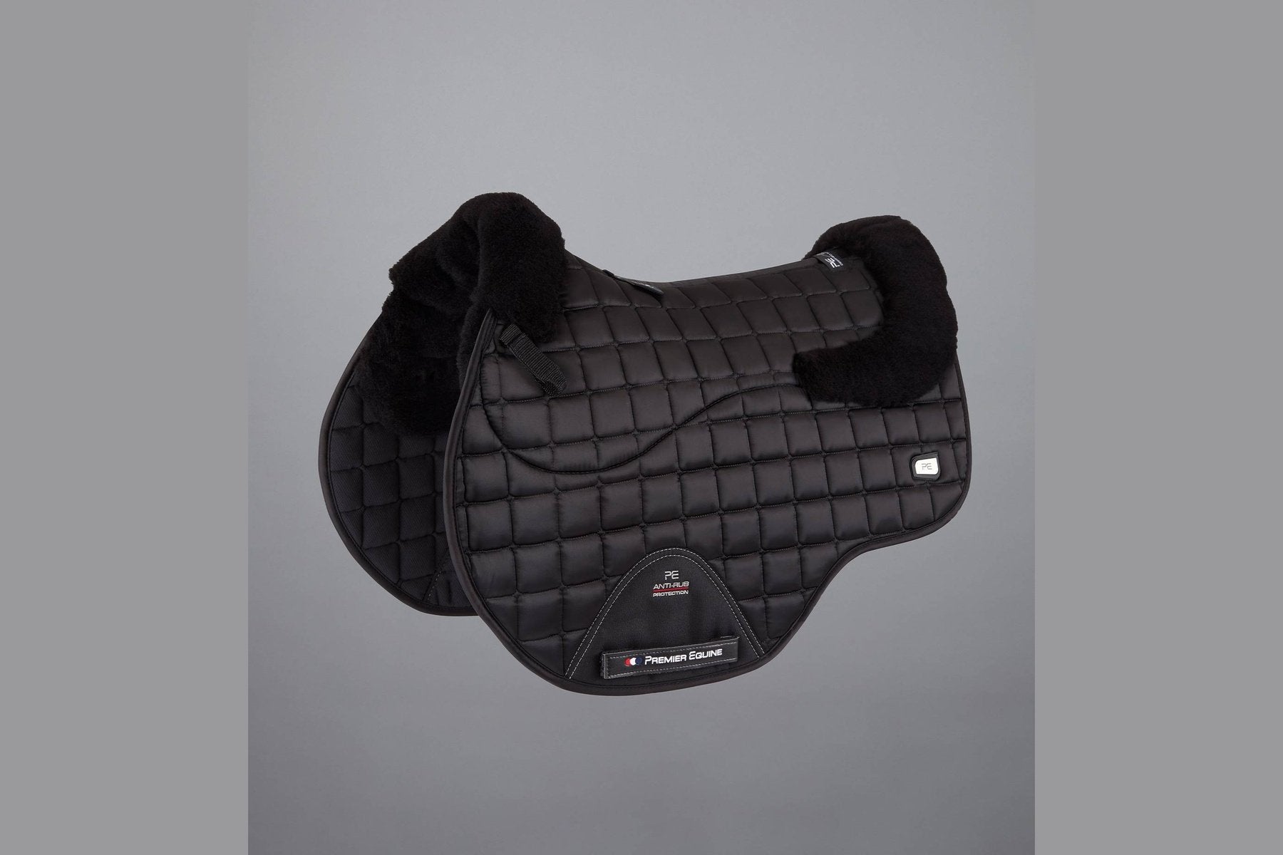 Description:Atlantis CC Satin Wool GP/Jump Square_Colour:Black / Black Wool_Position:1