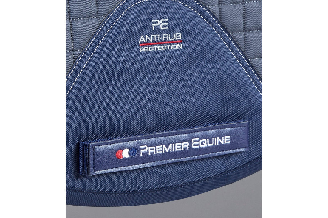 Premier Equine Close Contact European Cotton Saddle Pad - Dressage Square