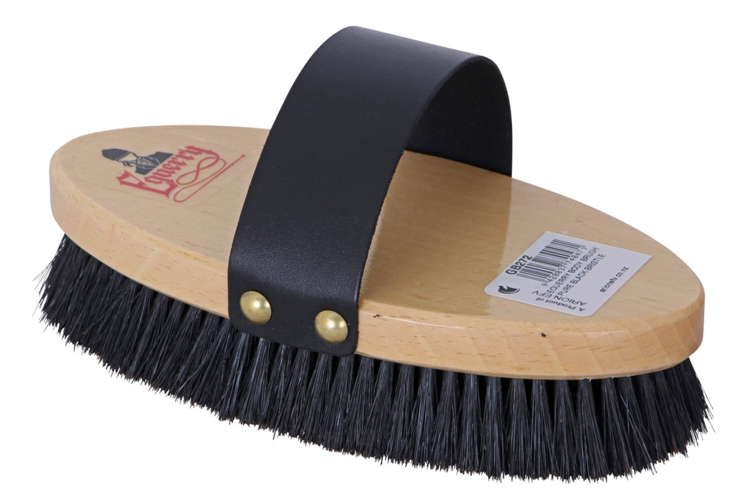 Equerry Pure Black Bristle Body Brush