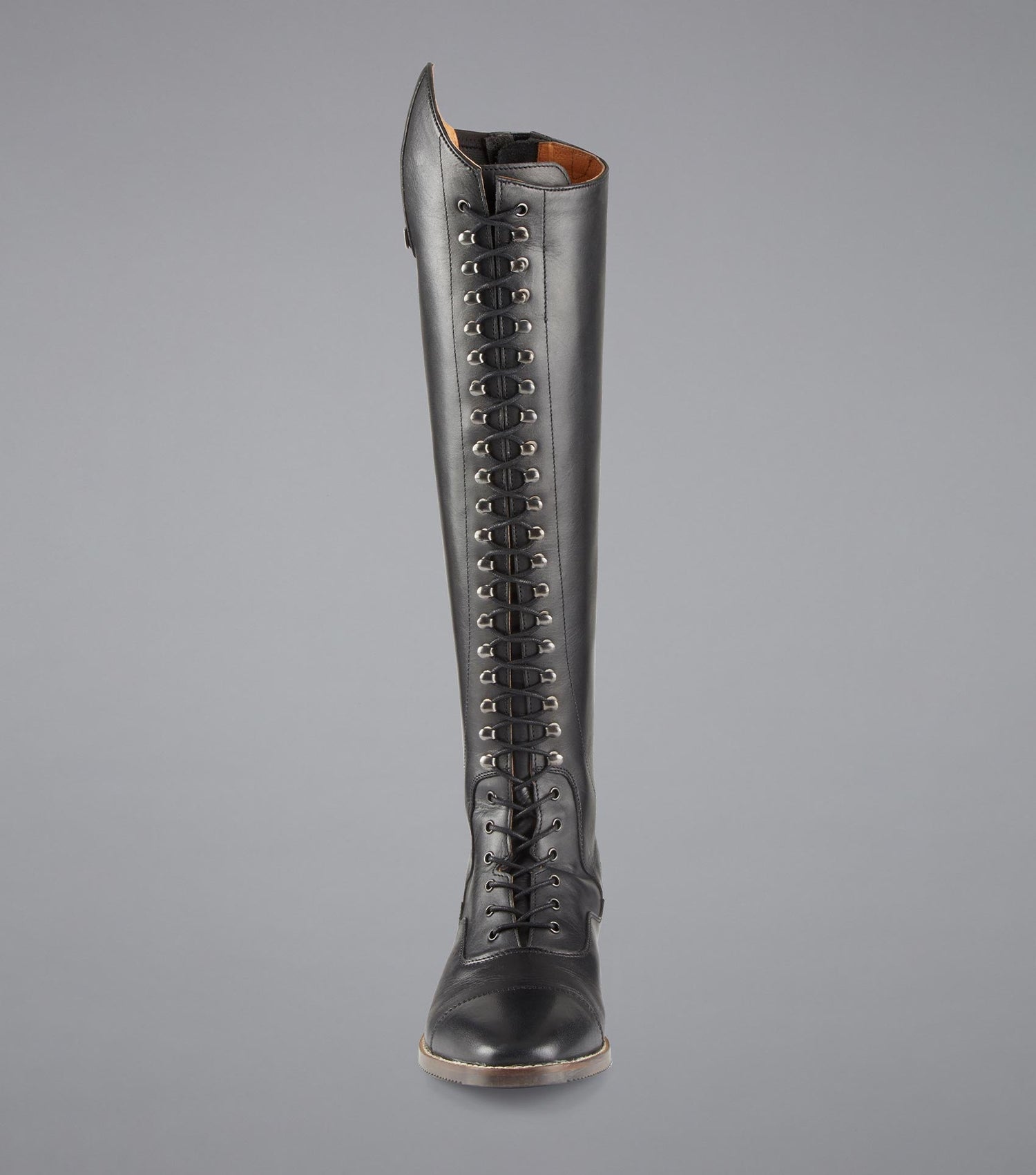PE Maurizia Ladies Lace Front Tall Leather Riding Boot