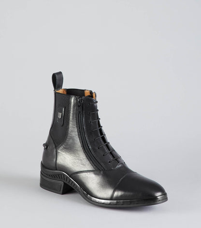 Description:Milton Ladies Leather Paddock Boots_Colour:Black_Position:1