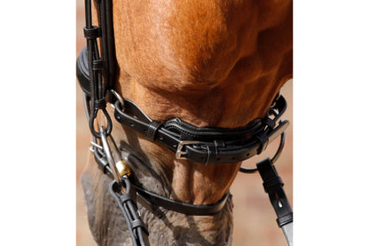 Premier Equine Savuto Anatomic Bridle with Crank Noseband &amp; Flash