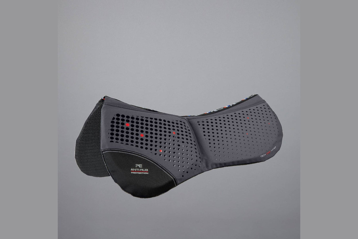 Description:Tech Grip Pro Anti-Slip Correction Saddle Pad_Colour:Grey_Position:1