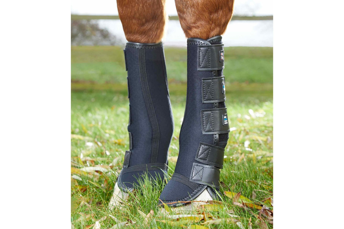 Description:Turnout/ Mud Fever Boots_Colour:Black_Position:1