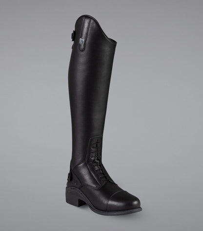 Description:Vallardi Ladies Leather Field Tall Riding Boot_Colour:Black_Position:1