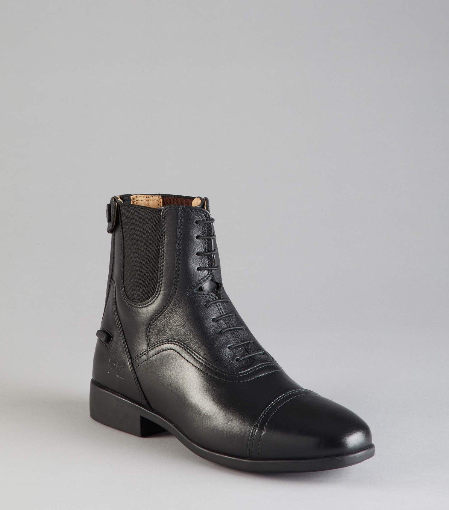 Description:Avanti Leather Paddock Boot_Colour:Black_Position:1