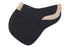 Cavallino CC Jump Shaped Lambswool Saddlecloth - Black Natural
