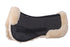 Cavallino Grip Lambswool Half Pad - Natural Black