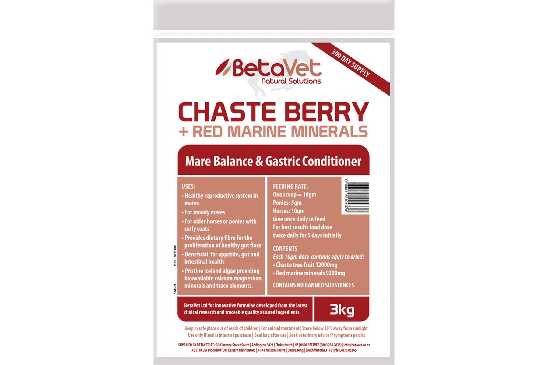 CHASTE BERRY + RED MARINE MINERALS