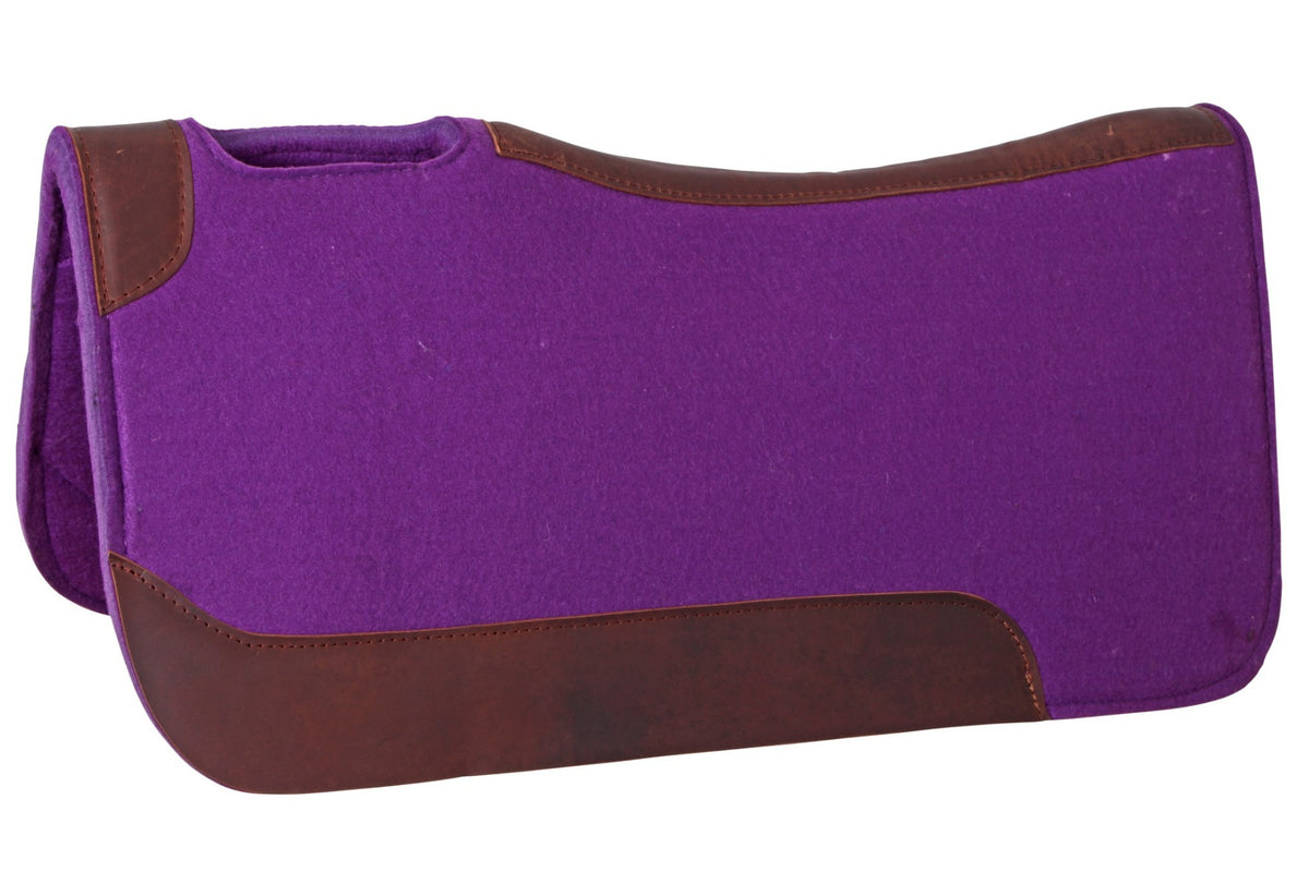 Double Hill Contoured Synthetic Western Pad - 4
