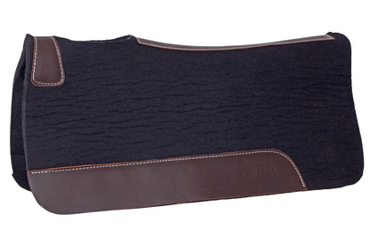 Doulble Hill Contoured Wool Felt Western Pad - 2