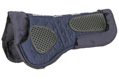 Flair Half Pad With Silicone Grip - Navy