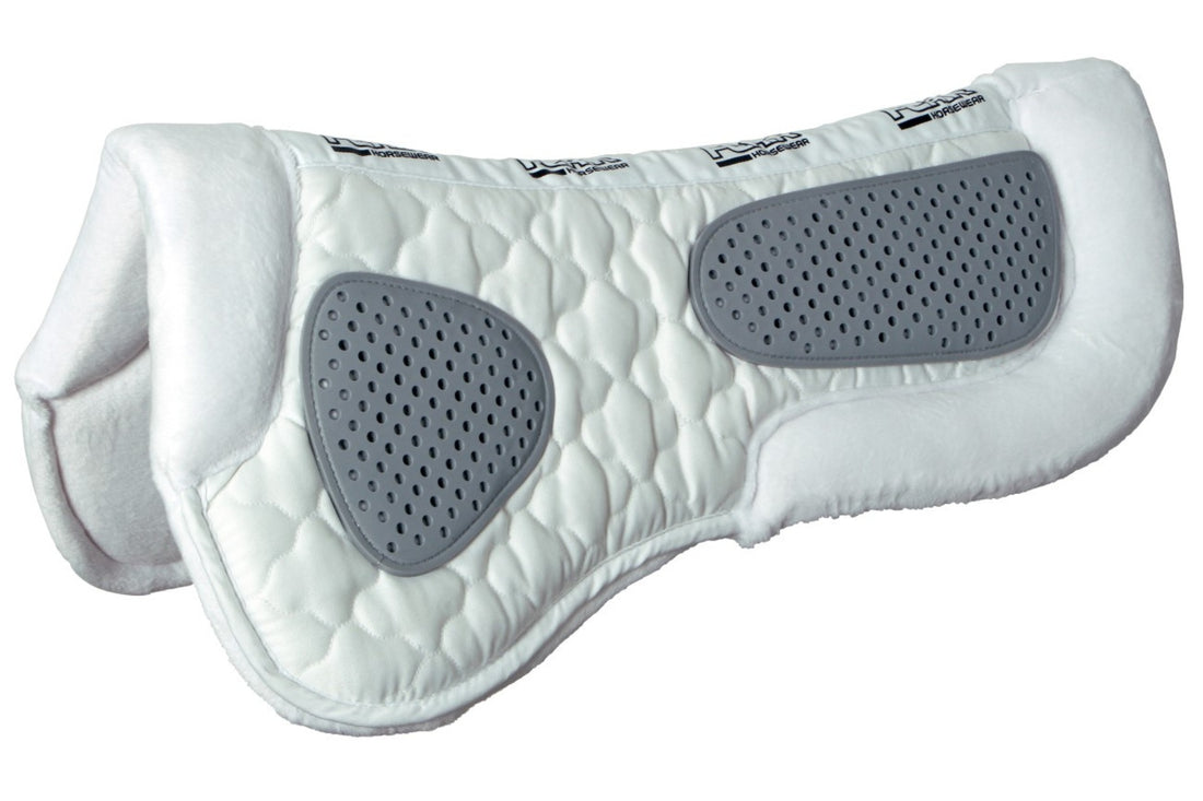 Flair Half Pad With Silicone Grip - White