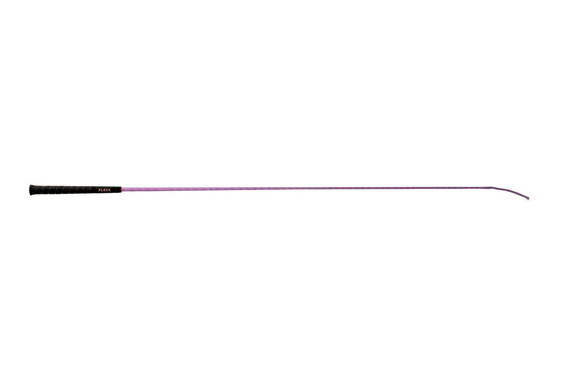 Fleck Coloured Dressage Whip - Pink