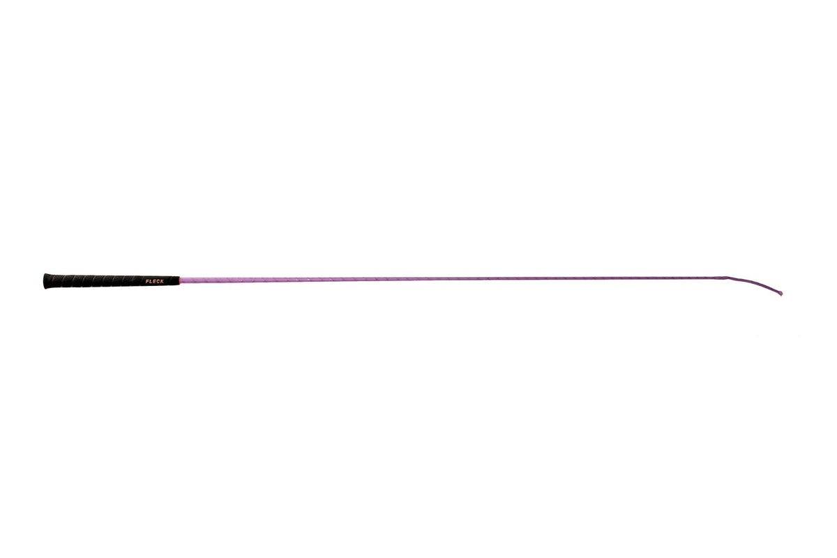 Fleck Coloured Dressage Whip - Pink