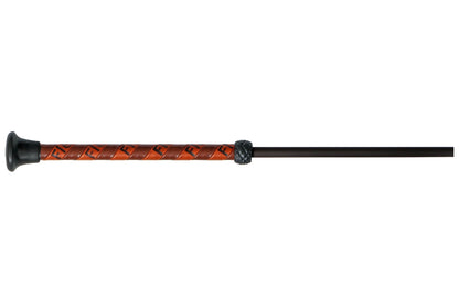 Fleck Dressage Whip Silk Touch Grip - 2
