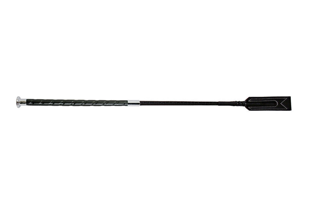 Fleck Flexi Shaft Riding Whip - Black