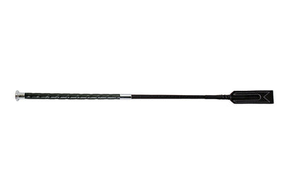 Fleck Flexi Shaft Riding Whip - Black