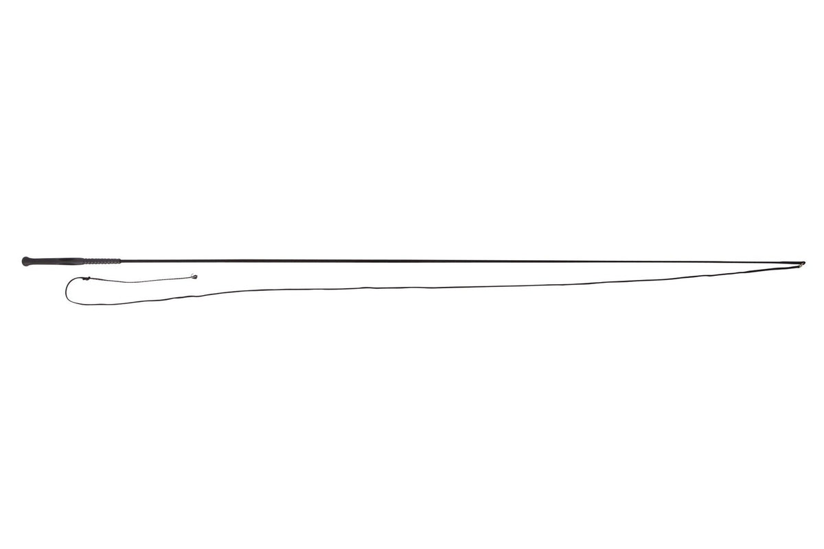Fleck Lunge Whip With Swivel - Black