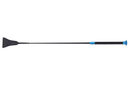 Fleck Riding Silk Touch Whip Ultra Soft Grip - Ice Blue